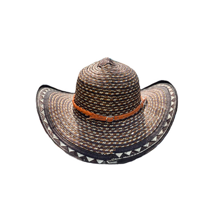 Sombrero 15 Fibras Artesanal Exclusivo Marrón