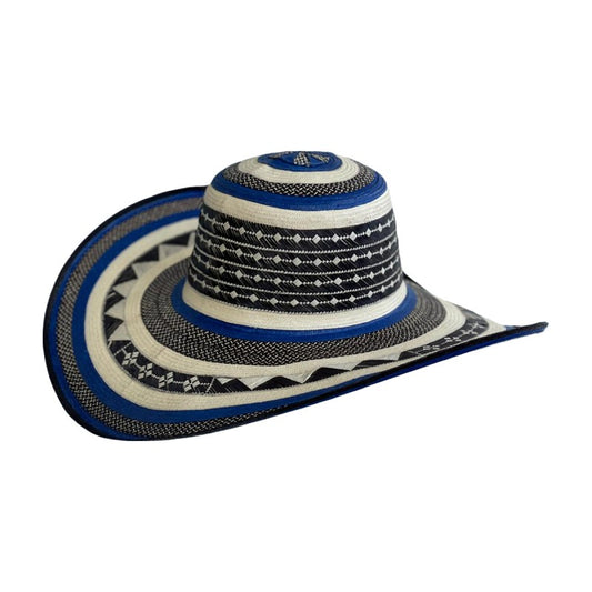 Sombrero 21 Fibras Azul Original