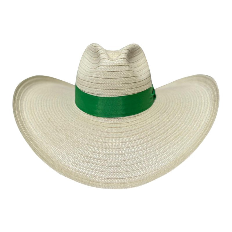 Sombrero 23 Fibras Con Caballo Cinta Verde