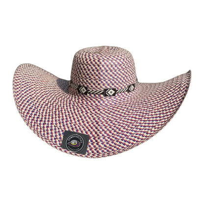 Sombrero 21 Fibras Diseño Multicolor Exclusivo