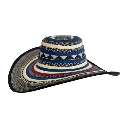 Sombrero 21 Fibras Multicolor Fino