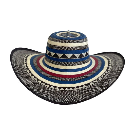 Sombrero 21 Fibras Multicolor Fino