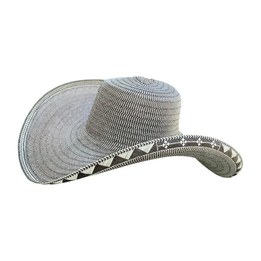 Sombrero 21 Fibras Artesanal Gris