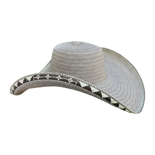 Sombrero 23 Fibras Artesanal Gris