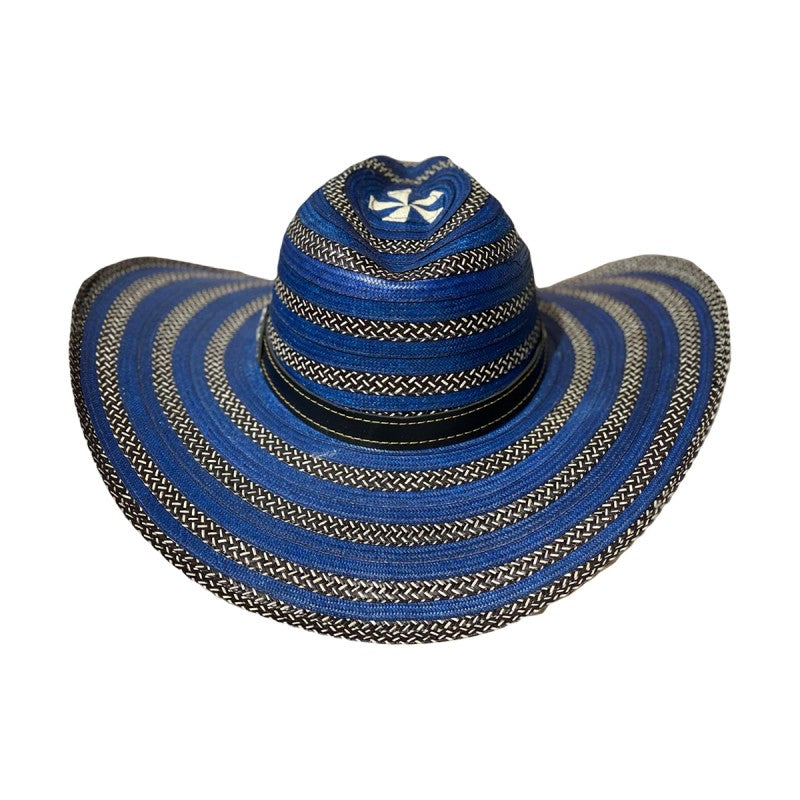 Sombrero 23 Fibras Azul Hormado