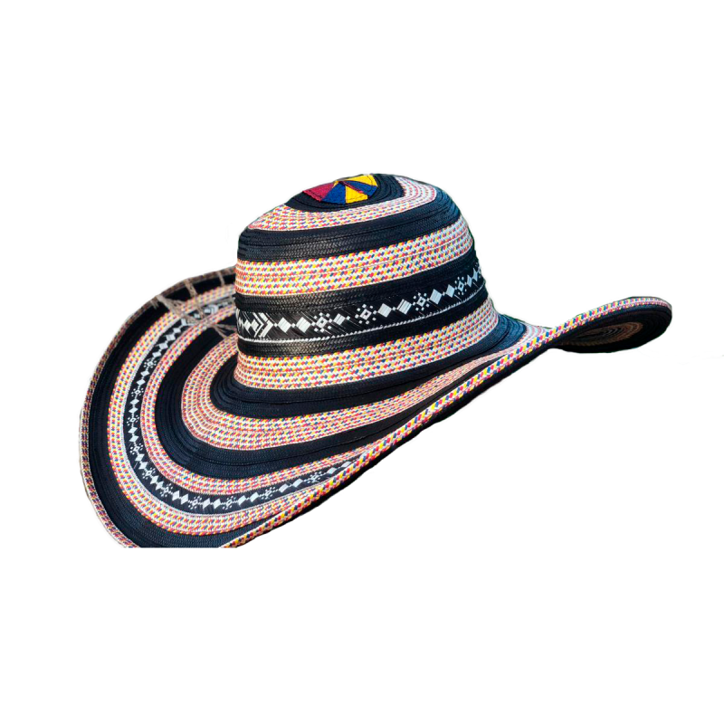 Sombrero 23 Fibras Black Colombiano