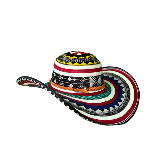 Sombrero 23 Fibras Diseño Muticolor