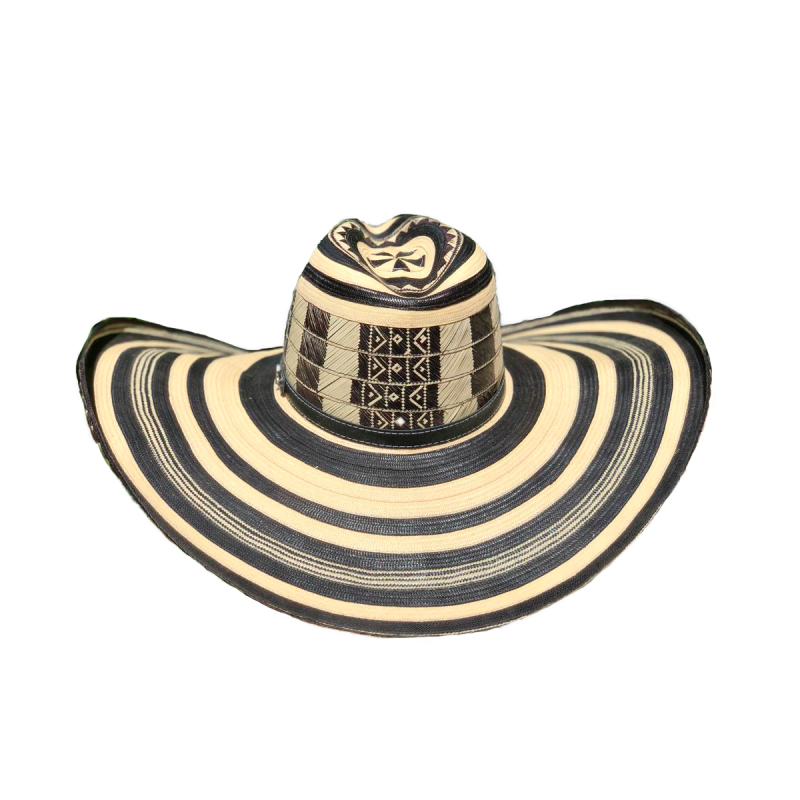 Sombrero 23 Fibras Hormado Diseño Tradicional