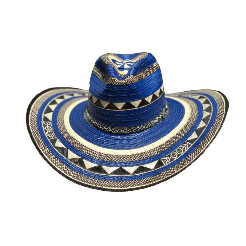 Sombrero 31 Fibras Engomado Azul