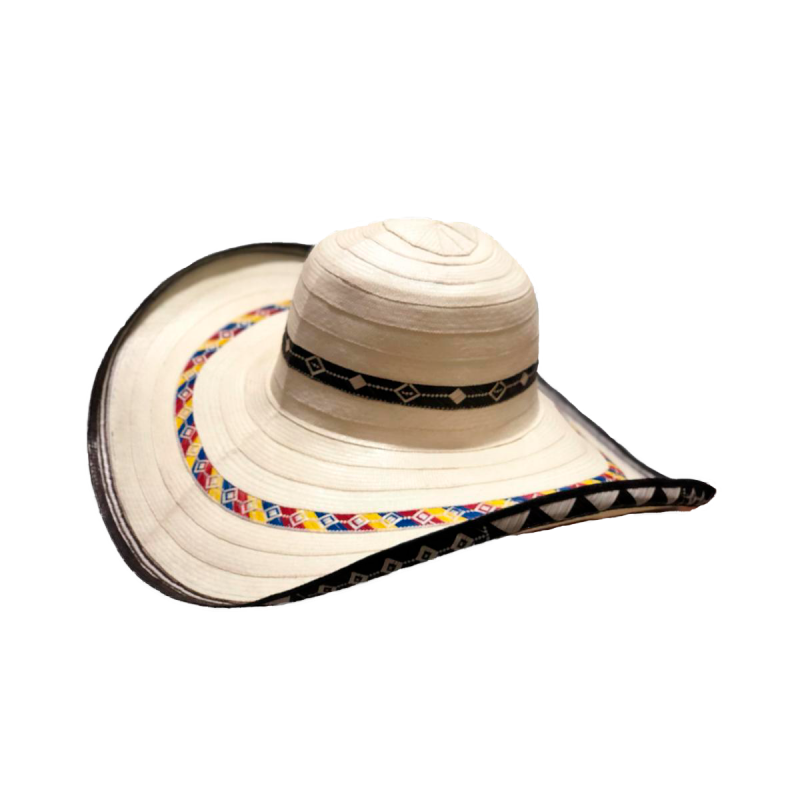 Sombrero 23 Fibras Exclusivo Blanco