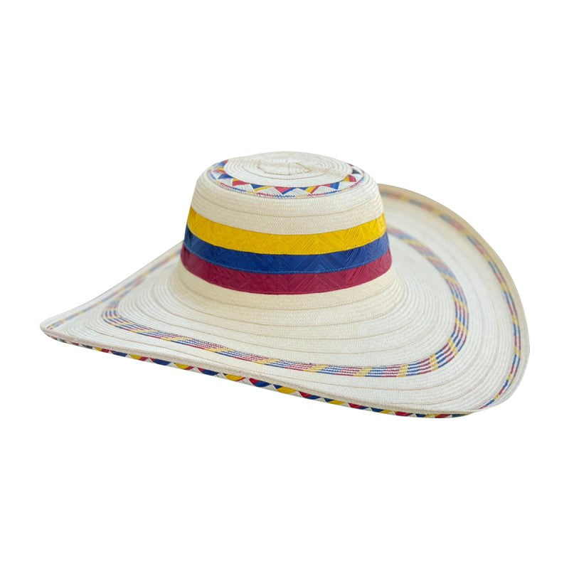 Sombrero 23 Fibras Exclusivo Tricolor