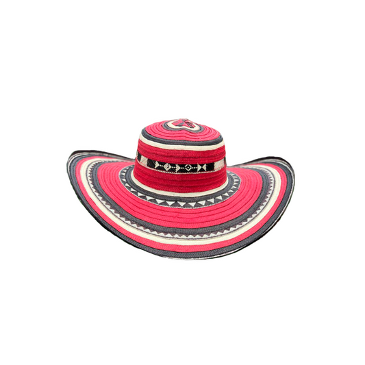 Sombrero 23 Fibras Fucsia Exclusivo