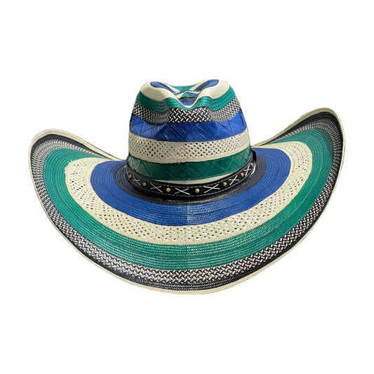 Sombrero 23 Fibras Hormado Fino Multicolor