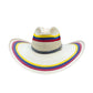 Sombrero 23 Fibras Hormado Tricolor