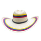 Sombrero 23 Fibras Hormado Tricolor