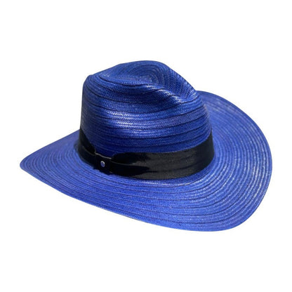 Sombrero 23 Fibras Panameño Azul