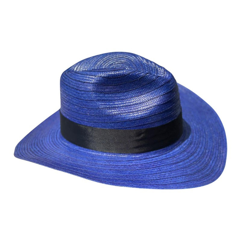 Sombrero 23 Fibras Panameño Azul