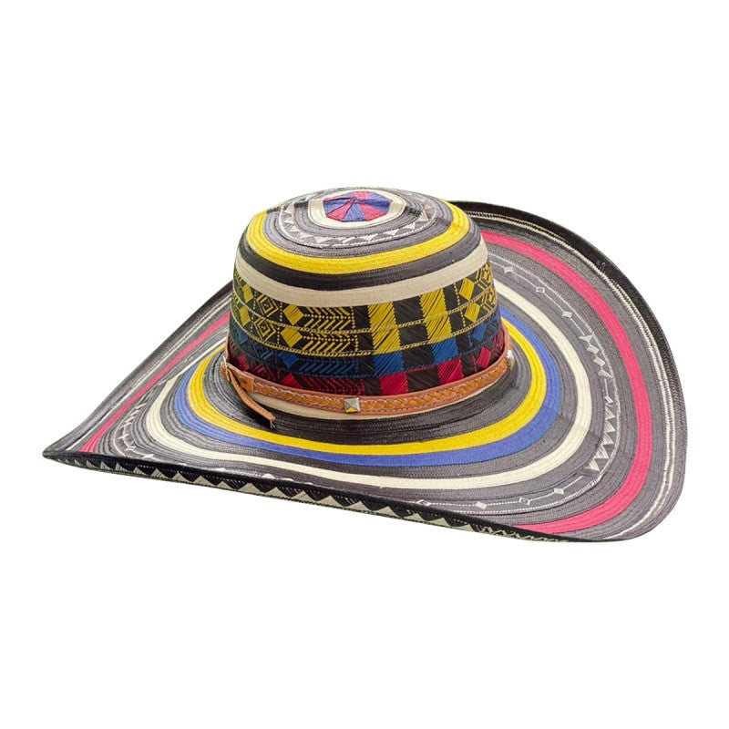 Sombrero 27 Fibras Tricolor Fino