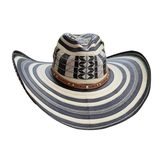 Sombrero Caballista 23 Fibras Diseño Tradicional