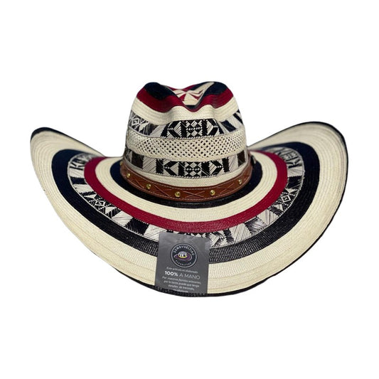 Sombrero Caballista 23 Fibras Exclusivo Multicolor