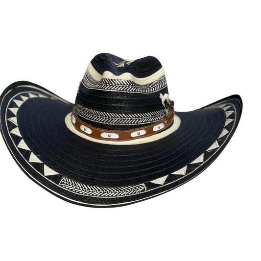 Sombrero 23 Fibras Caballista Exclusivo Negro