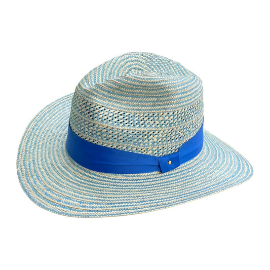 Sombrero Panameño Azul Fino Calidad