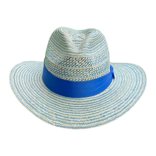 Sombrero Panameño Azul Fino Calidad