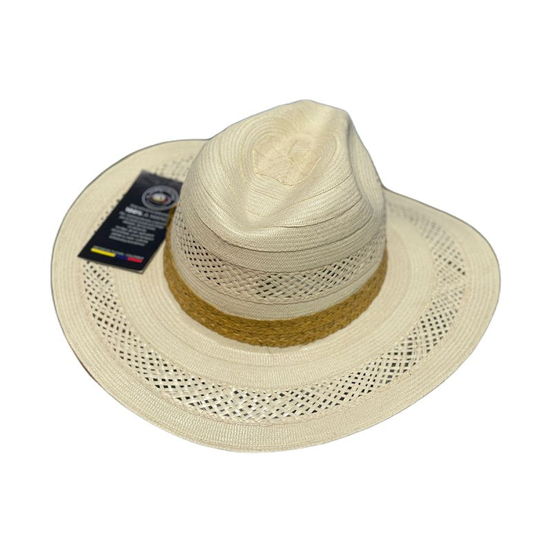 Sombrero Panameño Con Mallas Exclusivo