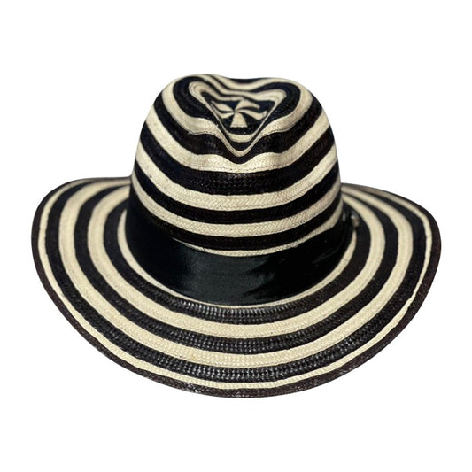 Sombrero Panameño Diseño Cebra