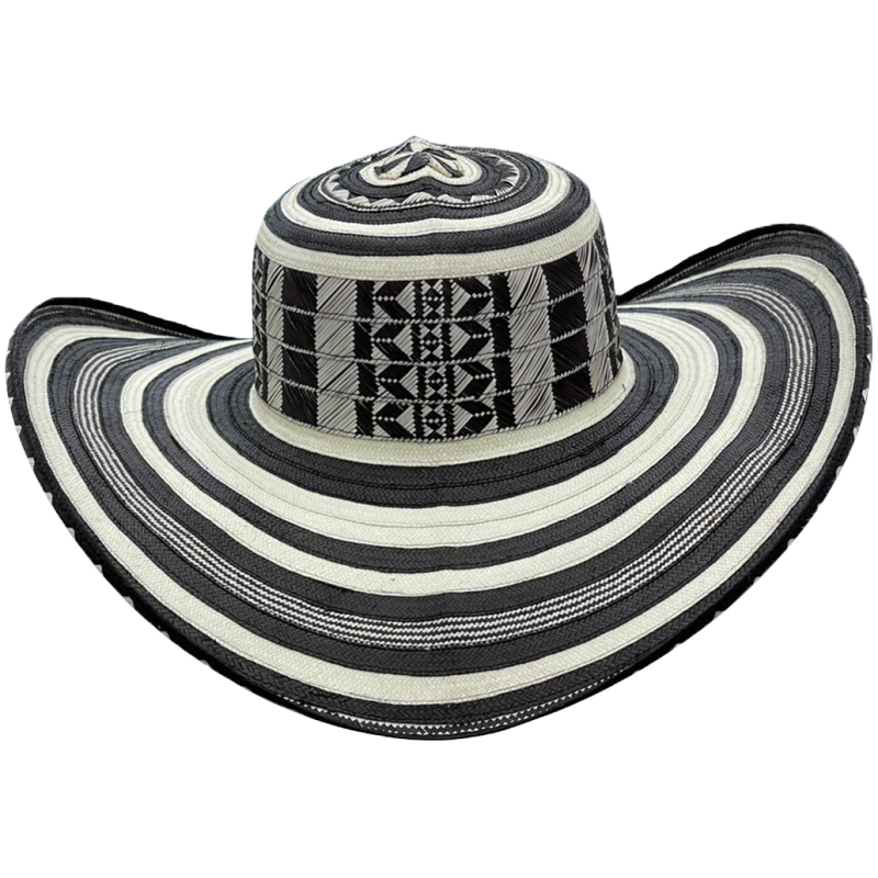 Sombrero Tradicional 19 Fibras + Estuche + Correa