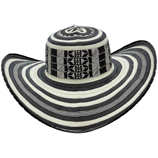 Sombrero Tradicional 19 Fibras + Estuche + Correa