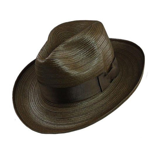 Sombrero Vueltiao Fedora Tejido Fino Marron Oscuro