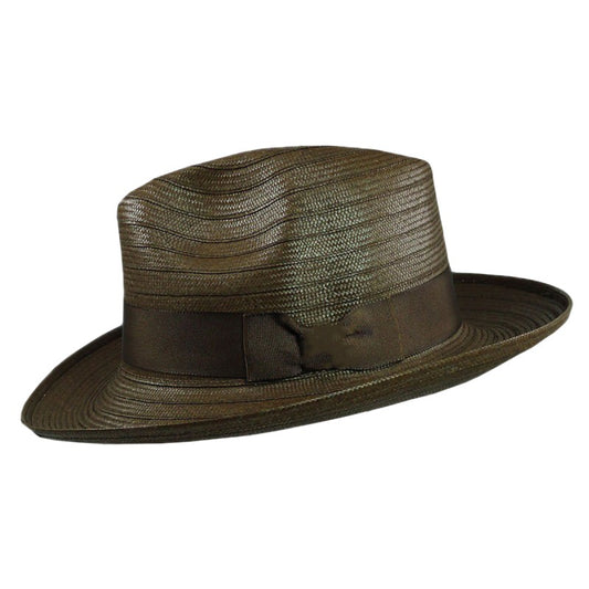 Sombrero Vueltiao Fedora Tejido Fino Marron Oscuro